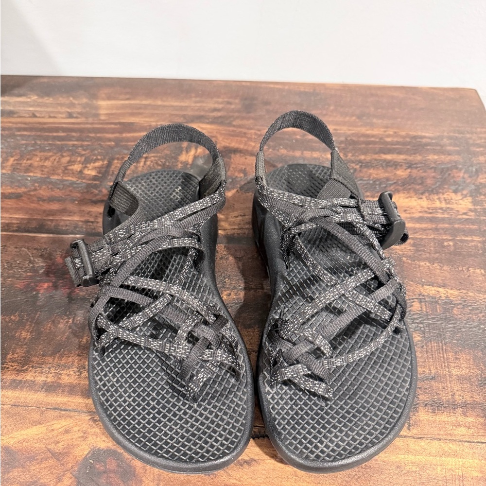 Chaco Black Strappy Sandals